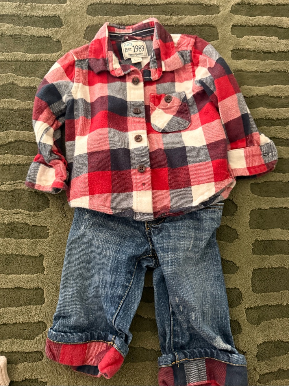 Children’s Place Matching Outfit- 9-12 months